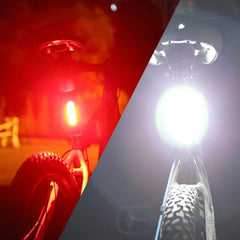 LED Bike Light Night Riding Taillight USB Charging Bicycle Back Light Waterproof