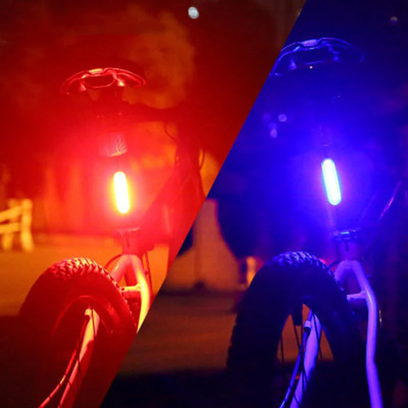 LED Bike Light Night Riding Taillight USB Charging Bicycle Back Light Waterproof