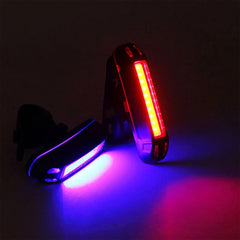 LED Bike Light Night Riding Taillight USB Charging Bicycle Back Light Waterproof