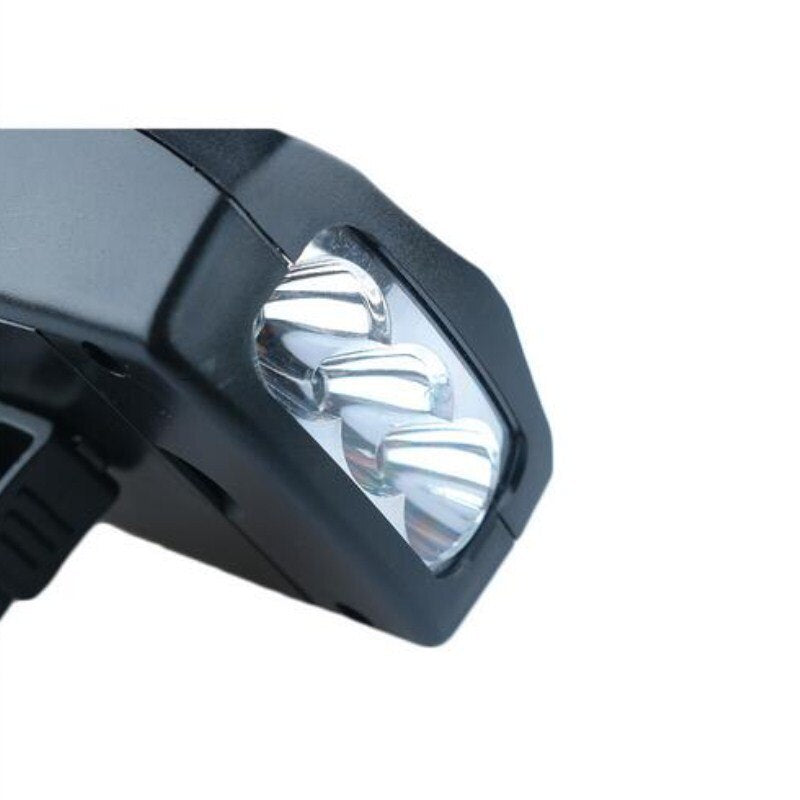 3 LED جرس الدراجة ضوء مشرق قرون حلقة دراجة سلامة ضوء الجبهة مصباح إنذار الصوت الدراجات العلوي للدراجات 